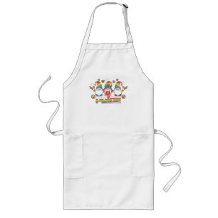 LGBTQ - Pride - Garden Gnome - Rainbow Colour Long Apron