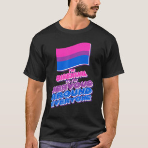 LGBTQ Pride Lesbian Gay Man  Bisexual Flag T-Shirt