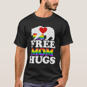 Lgbtq Pride Mama Bear Free Mom Hugs T-Shirt