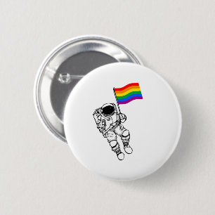 LGBTQ Pride Moonman 2 Inch Round Button