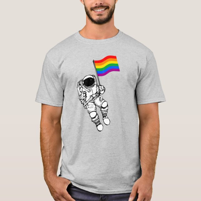 LGBTQ Pride Moonman T-Shirt (Front)