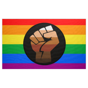 LGBTQ PRIDE (POC Fist Pride) Fabric