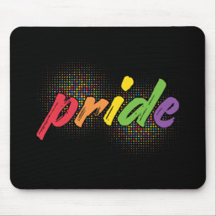 LGBTQ - Pride - Rainbow Colours Mouse Pad