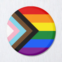 LGBTQ & Pride - Rainbow Progress Flag 