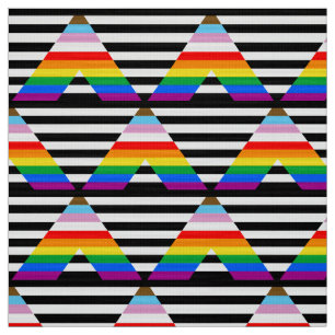 LGBTQ Progress Ally Pride Flag Fabric