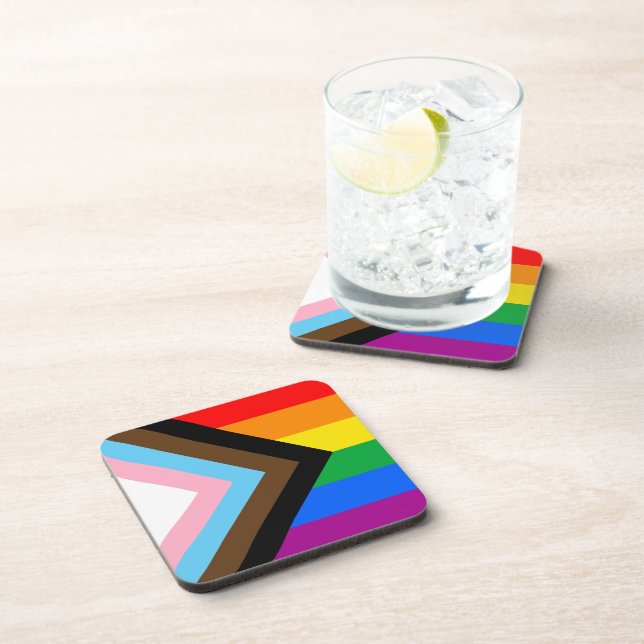 LGBTQ+ Progress Pride Coaster (Right Side)