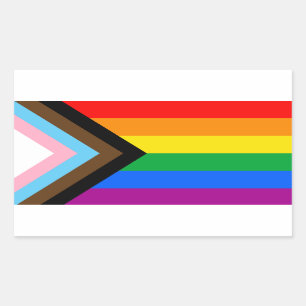 LGBTQ+ Progress Pride Flag Sticker