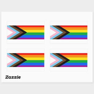 LGBTQ+ Progress Pride Flag Sticker
