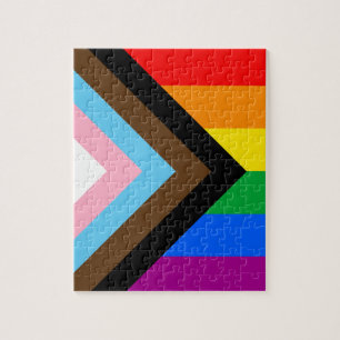 LGBTQ+ Progress Pride Jigsaw Puzzle