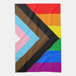 LGBTQ+ Progress Pride Kitchen Towel