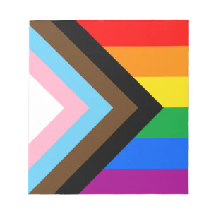 LGBTQ+ Progress Pride Notepad