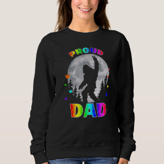 Lgbtq Proud Dad Gay Pride Lgb Men Father's Day Sweatshirt