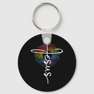 Lgbtq Queer Lesbian Gay Pride Jesus Christian Reli Keychain