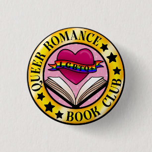 LGBTQ+ Queer Romance Badge 1 Inch Round Button
