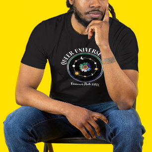 LGBTQ Queer Universe, Gay Flag Sunflower T-Shirt