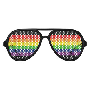 LGBTQ Rainbow Bar Sunglasses