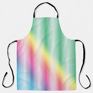 LGBTQ Rainbow Dots Flag Colours Gay Design Apron