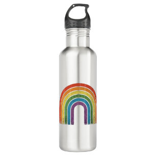 LGBTQ Rainbow Flag Gay Pride LGBT Awareness Ally  710 Ml Water Bottle