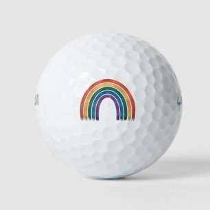 LGBTQ Rainbow Flag Gay Pride LGBT Awareness Ally Golf Balls