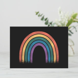 LGBTQ Rainbow Flag Gay Pride LGBT Awareness Ally Invitation