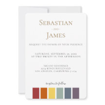 LGBTQ Rainbow Gay Elegant Wedding