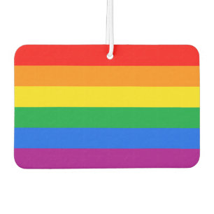 LGBTQ+ Rainbow Pride Flag Air Freshener