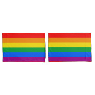 LGBTQ+ Rainbow Pride Flag Pillowcase