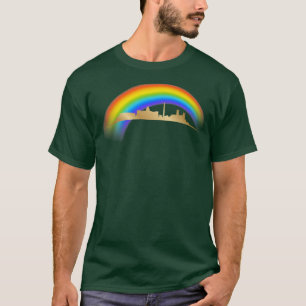 LGBTQ Rainbow Pride Washington DC Skyline Premium T-Shirt