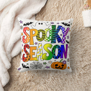 LGBTQ Rainbow Spooky Season Halloween Throw Pillow