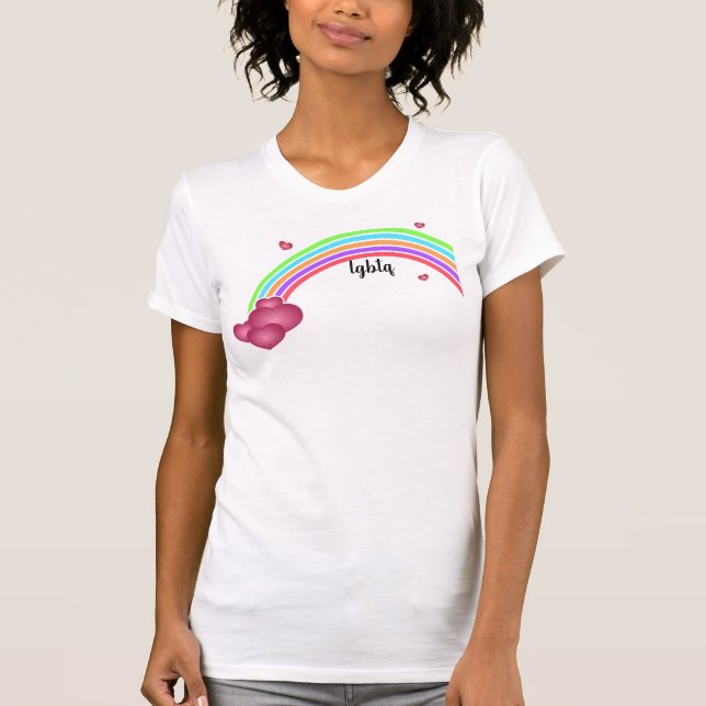 LGBTQ Rainbow T-Shirt (Front)