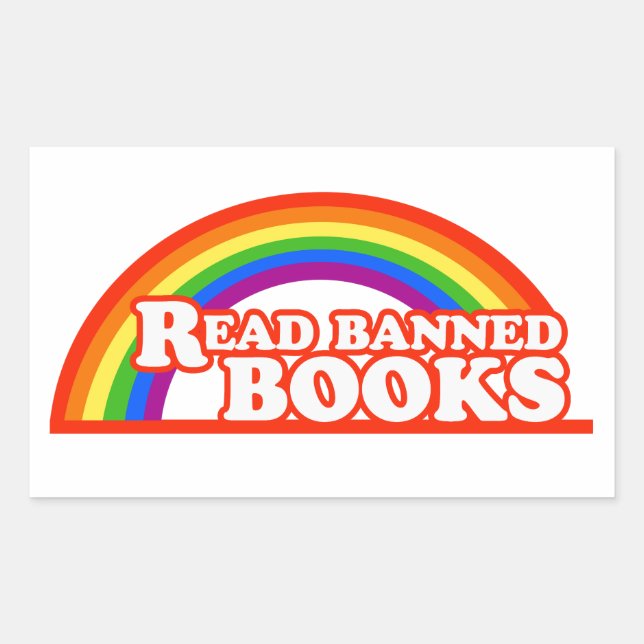 LGBTQ Rights Read Banned Books Sticker (Front)