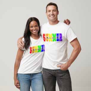LGBTQ Summer Vibes   Rainbow Pride T-Shirt