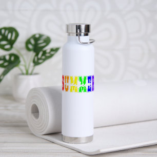 LGBTQ Summer Vibes   Rainbow Pride Water Bottle