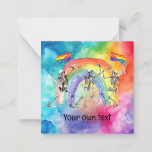 LGBTQ the Pride Note Card: Spread Love  Card