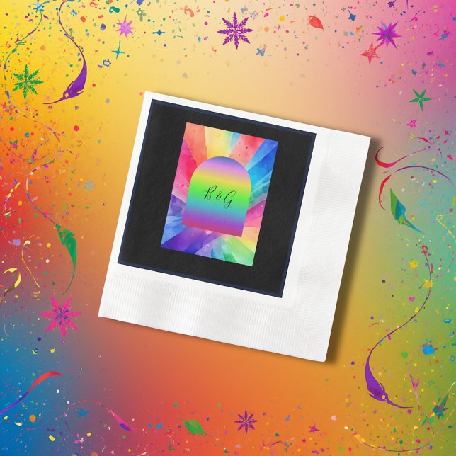 lgbtq transgender wedding napkin (Creator Uploaded)