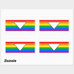LGBTQ+ Triangle and Rainbow Pride Sticker