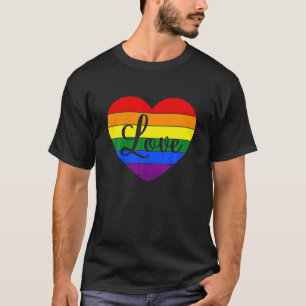 LGBTQ Valentines Day Lesbian Gay Love Pride Matchi T-Shirt