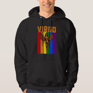 LGBTQ Virgo Zodiac Sign Vintage Astrology Hoodie