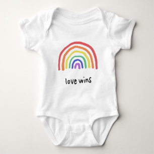 LGBTQA+ PRIDE [Love Wins] Baby Bodysuit