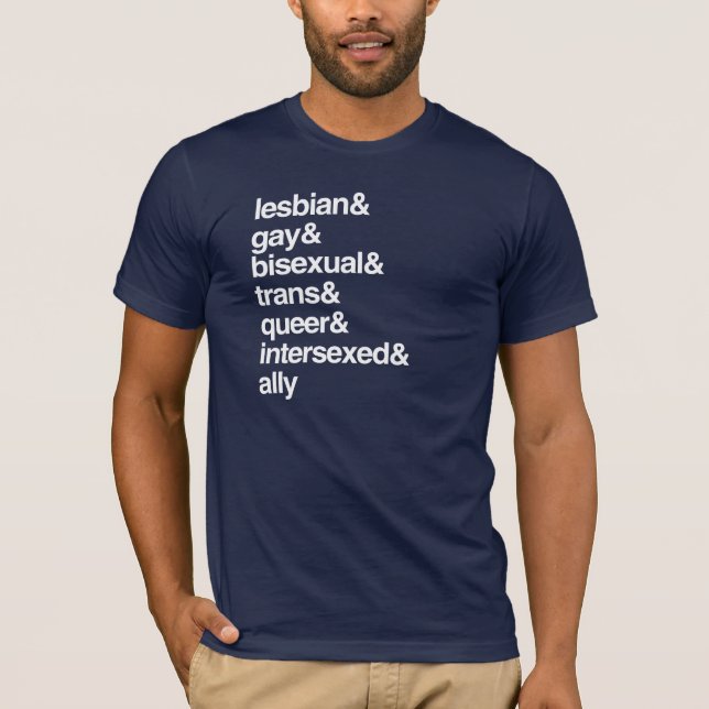 LGBTQI LIST T-Shirt (Front)