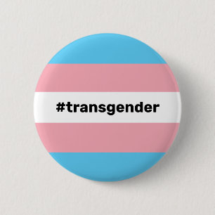 LGBTQI+ Transgender Pride Flag 2 Inch Round Button