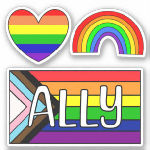 LGBTQIA+ Ally Rainbow Flag
