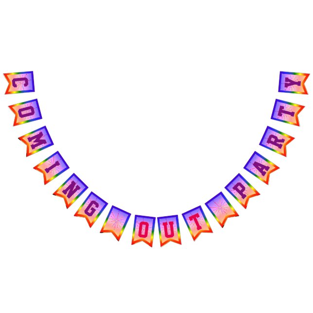 LGBTQIA - Gay Pride | Coming Out Party Bunting Flags (All)