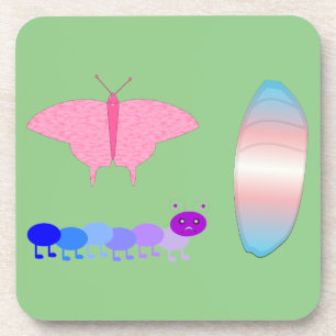 LGBTQIA Transgender Pride Caterpillar to Butterfly Coaster