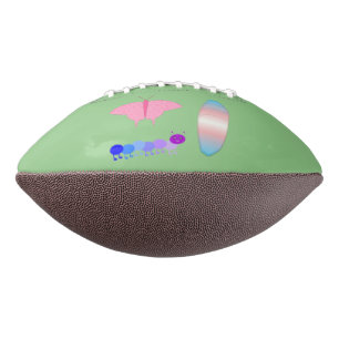 LGBTQIA Transgender Pride Caterpillar to Butterfly Football