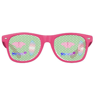 LGBTQIA Transgender Pride Caterpillar to Butterfly Retro Sunglasses