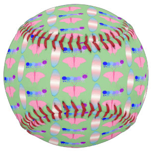 LGBTQIA Transgender Pride Caterpillar to Butterfly Softball