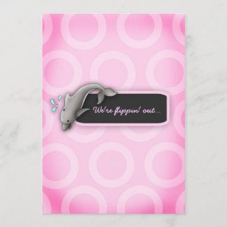 LGC | Flippin' Out Girl Baby Shower Invitation