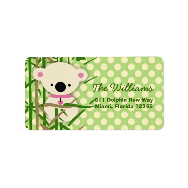 LGC | Koala Kutie Label (Front)