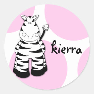 LGC Pinkie the Zebra Sticker